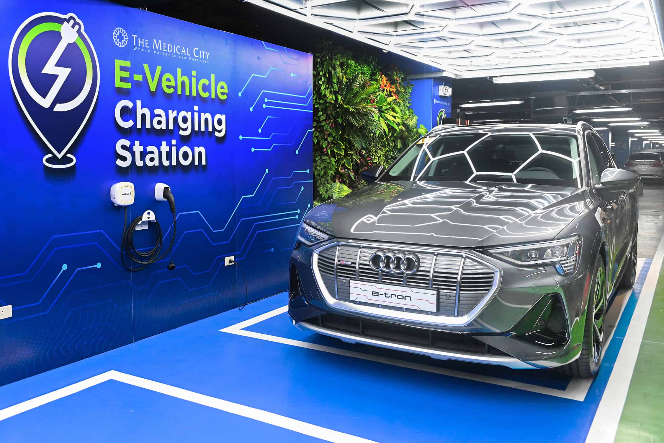 100 electric Audi etron range spurs EV charging stations Philstar